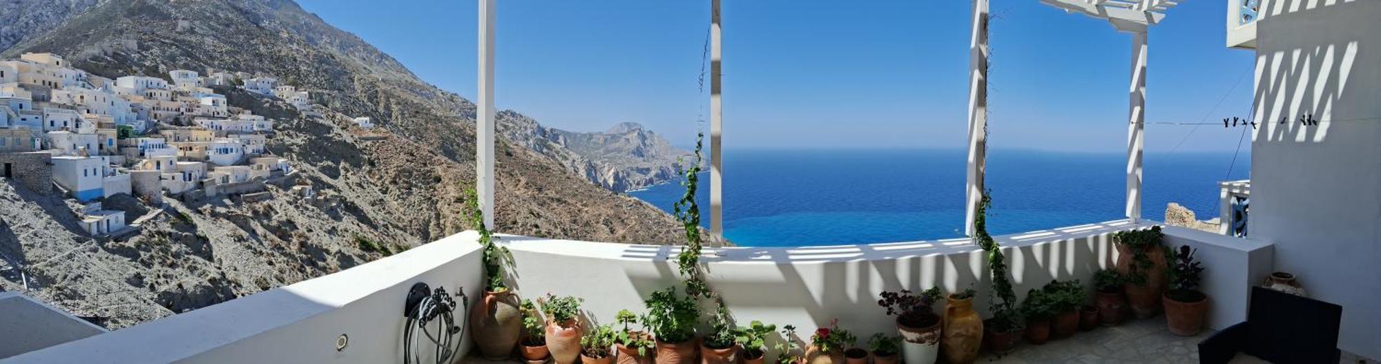 Anemos Guest House Karpathos Olympos  エクステリア 写真